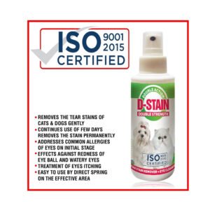 D Stain Tear Stain Remover For Cats and Dogs