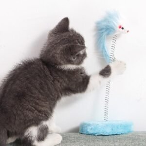 Spring Mouse Post For Cats