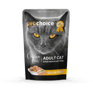 Prochoice Chicken and Liver Chunks in Jelly For Adult Cats – 85 Gram