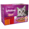 Whiskas 1+ Duo Meaty Combos in Jelly Adult Wet Cat Food