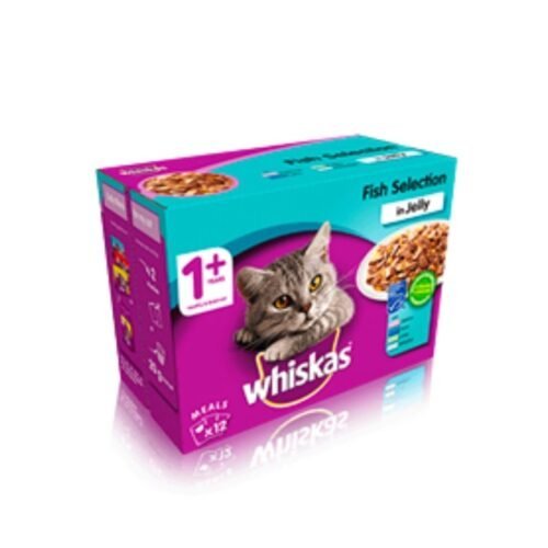Whiskas 1+ Fish Selection In Jelly Pouches (1 Pouch)